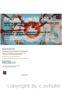 degree show ss 2013